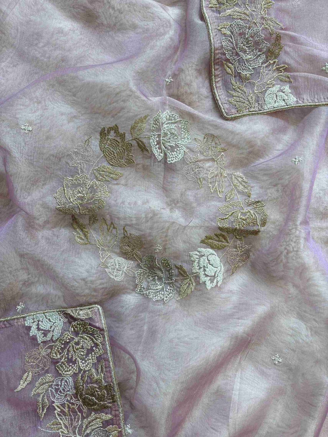 Very Elegant party wear unstitched suit - The Zareesh