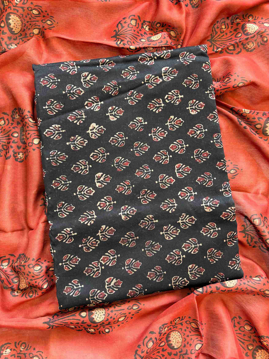 pure maheshwari silk unstitched suit for office wear