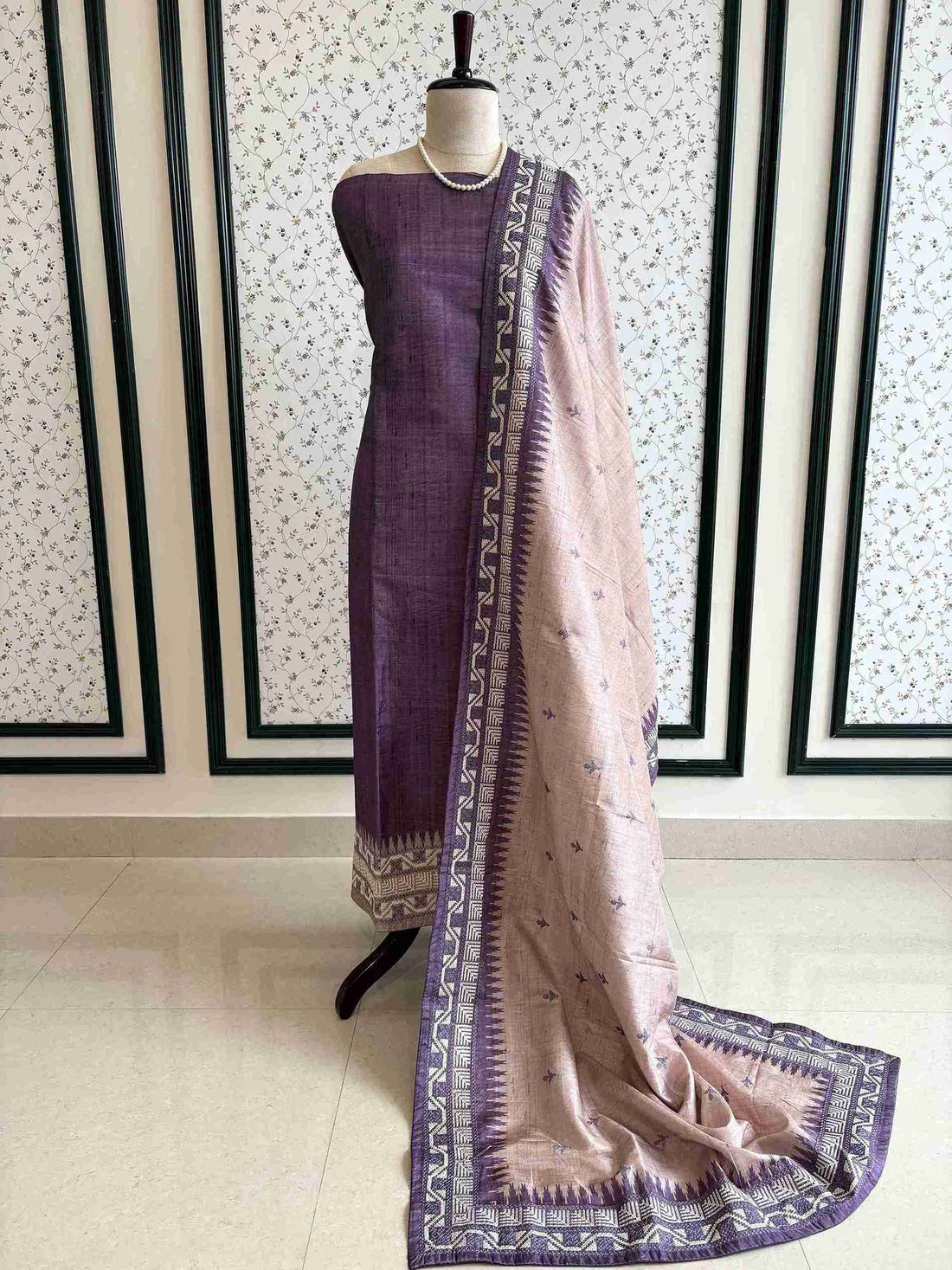 Formal and semi party wear unstitched suit - The Zareesh