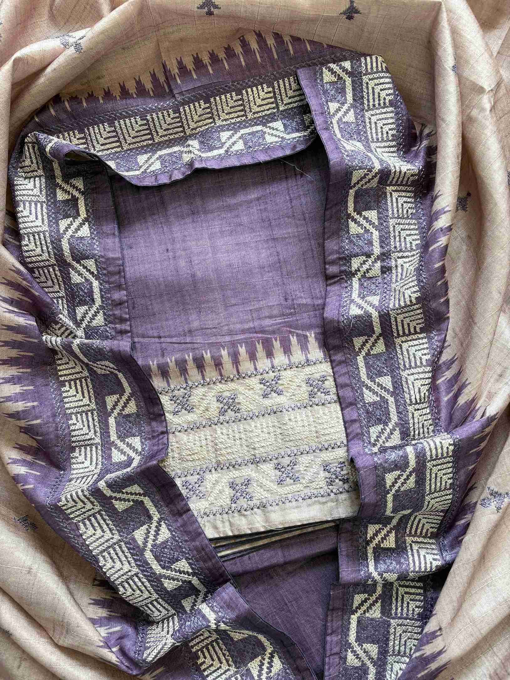 Formal and semi party wear unstitched suit - The Zareesh