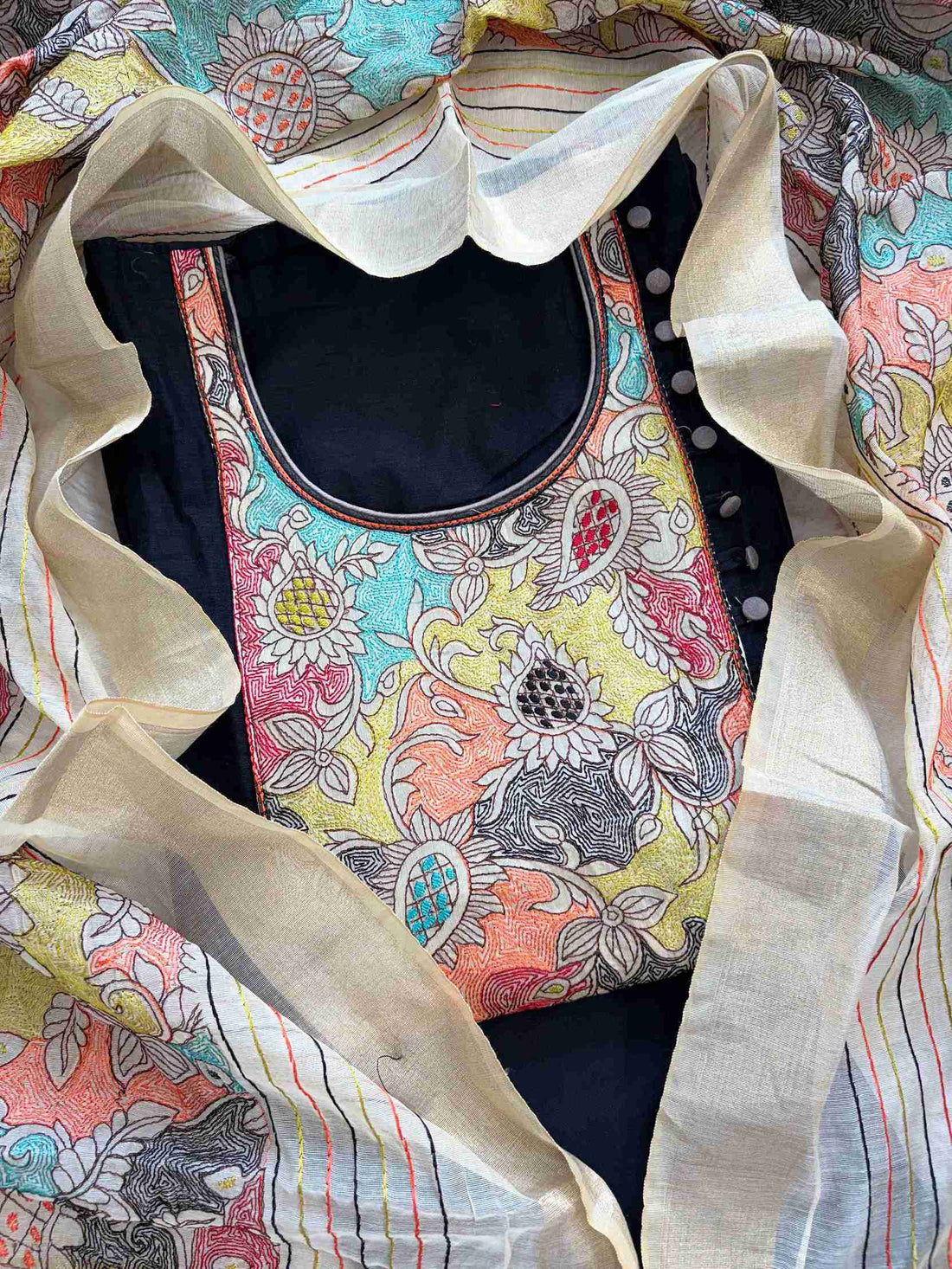 Formal Chanderi Unstitched suits