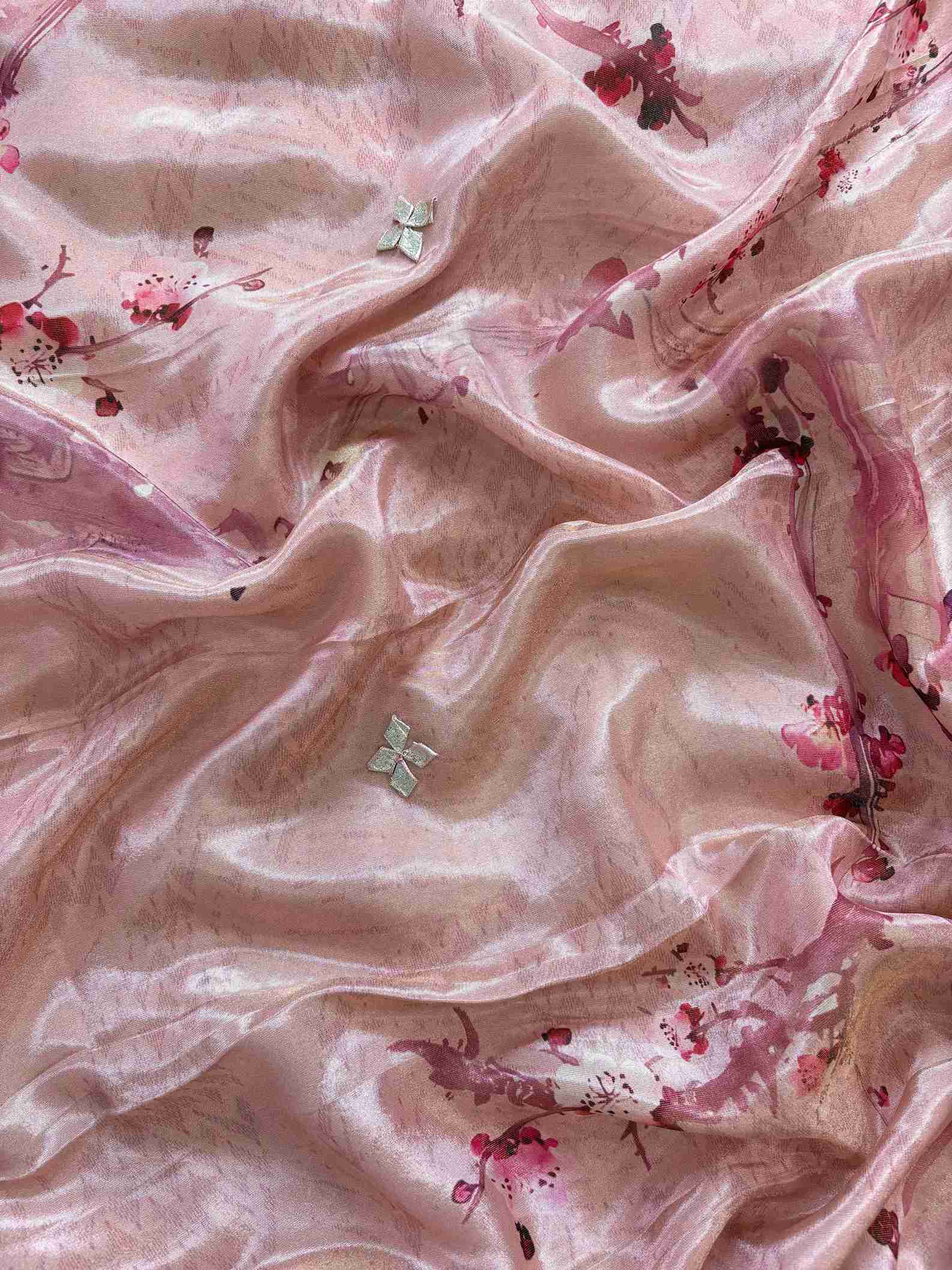 Designer gota patti unstitched suit - The Zareesh