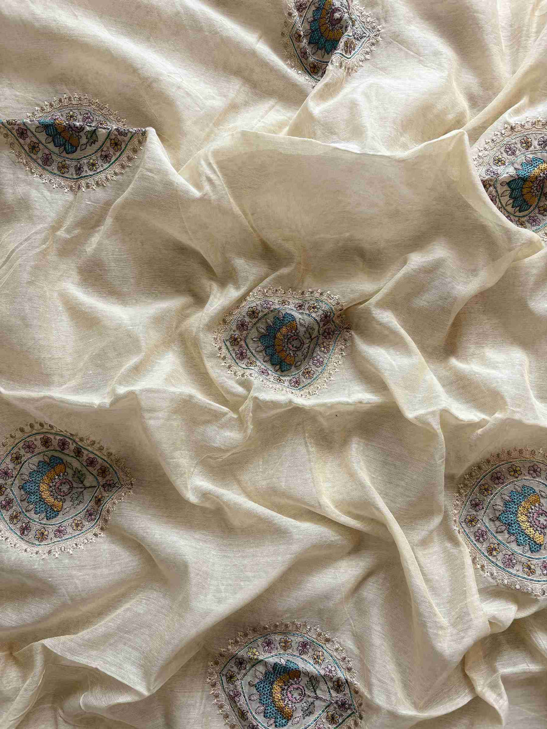 Premium quality chanderi silk Unstitched suits - The Zareesh