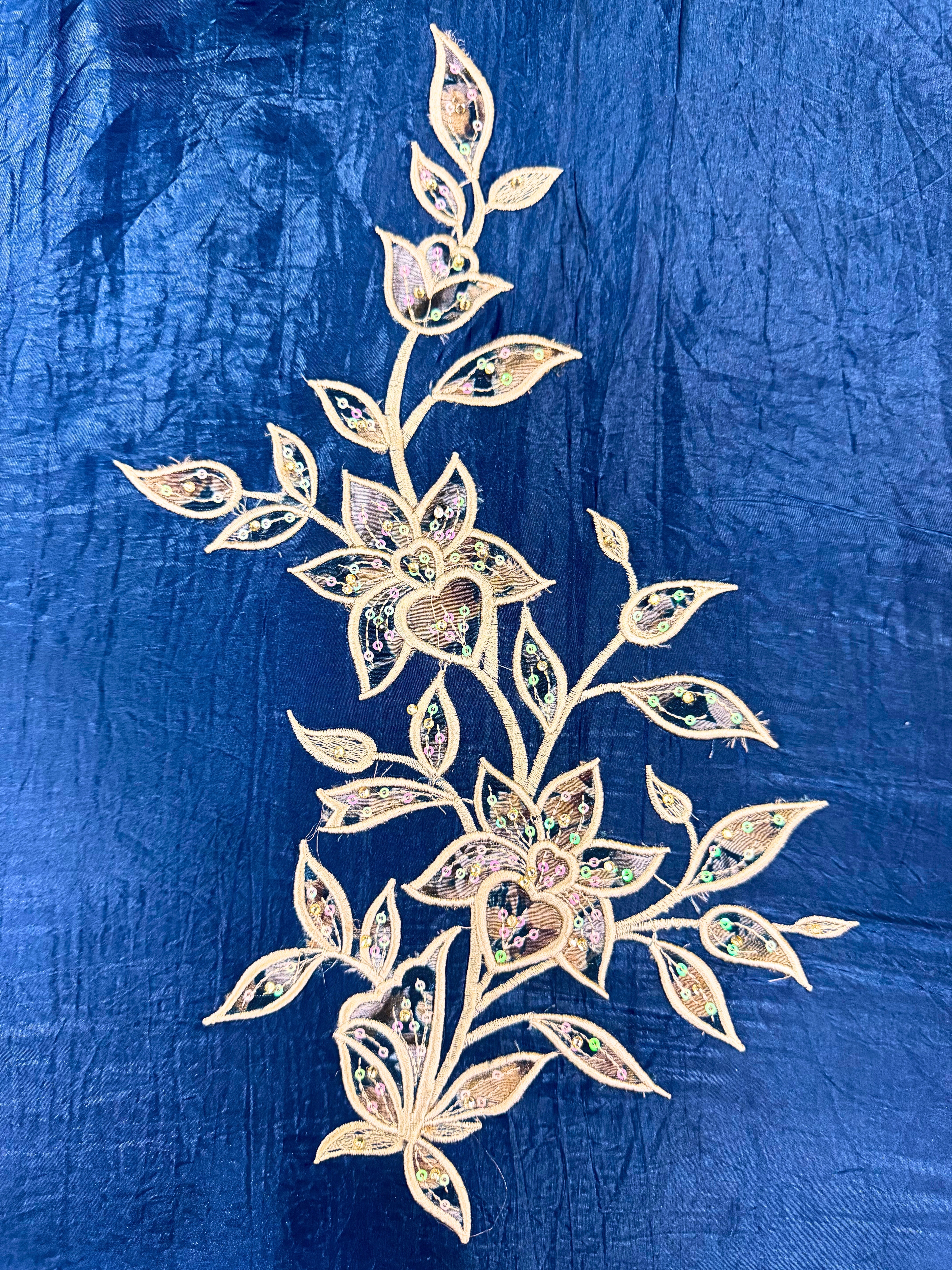 Tissue suit with Floral Printed Dupatta