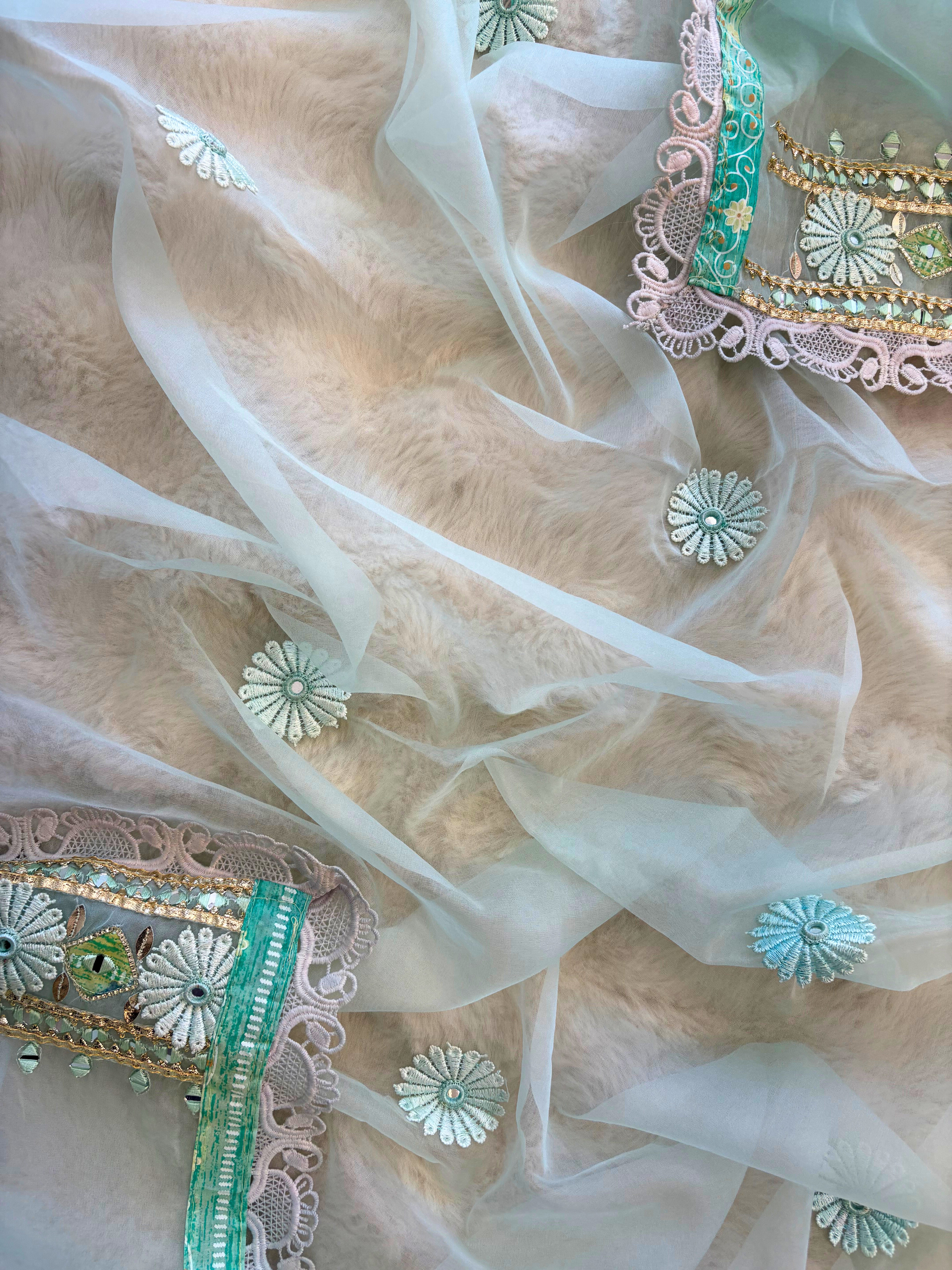 Kota doriya designer unstitched suit - The Zareesh