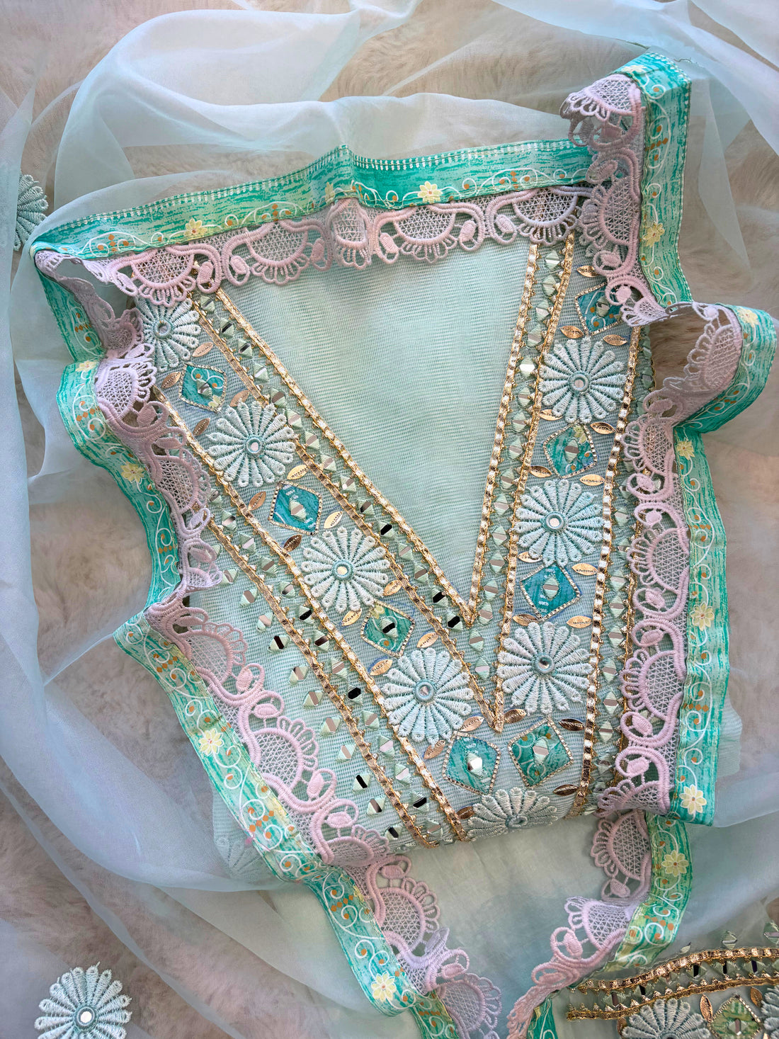 Kota doriya designer unstitched suit - The Zareesh