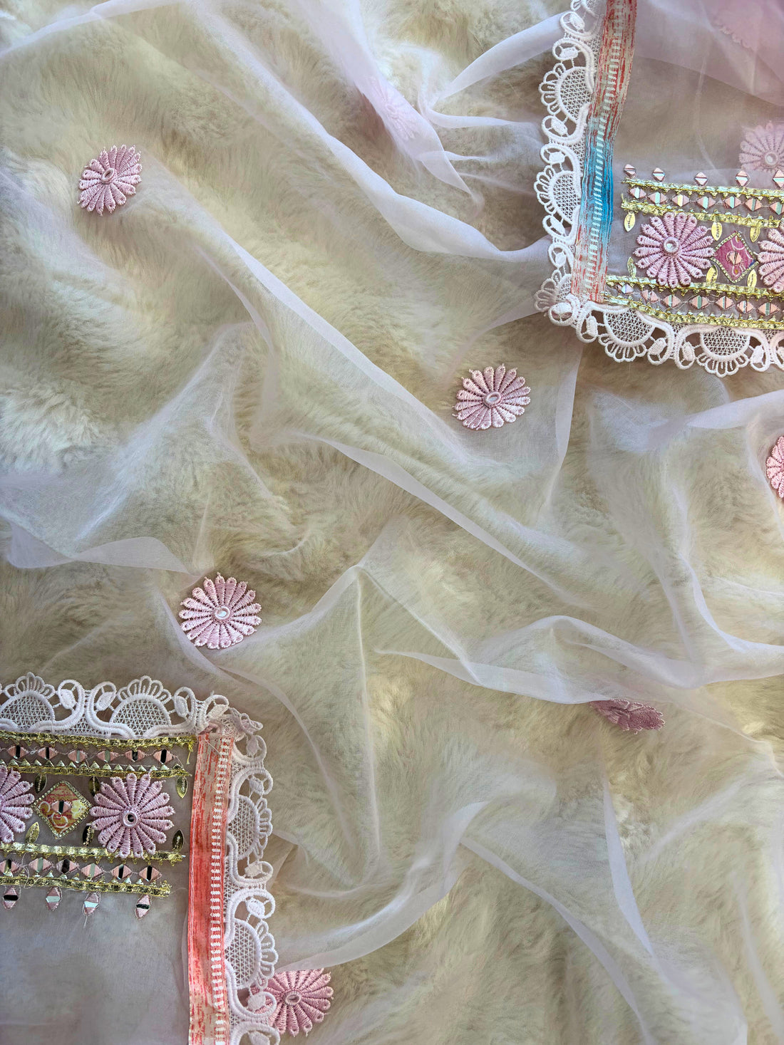 Kota doriya designer unstitched suit - The Zareesh