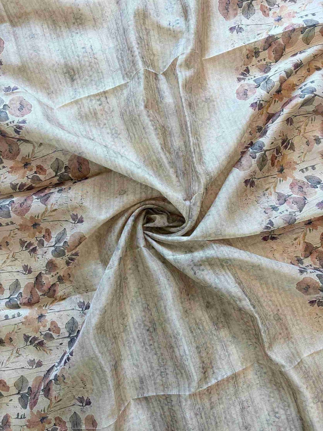 CHANDERI UNSTITCHED SUIT - THE ZAREESH