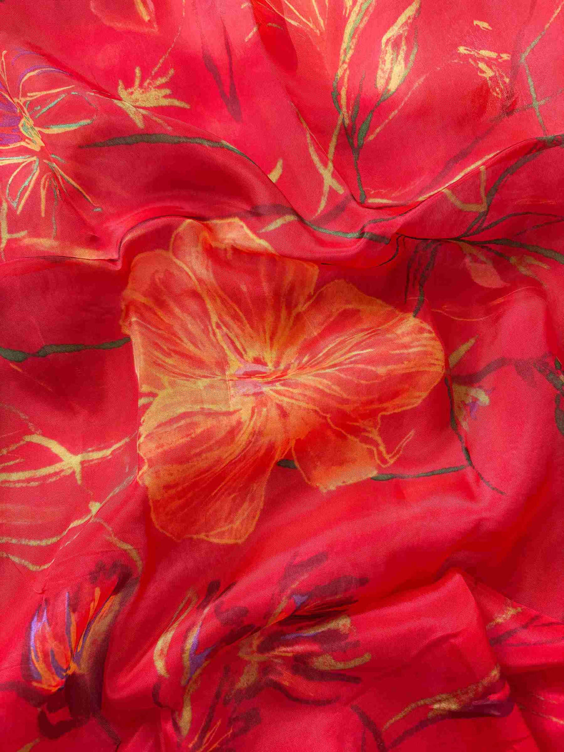 Party wear dress material in glass tissue - The Zareesh