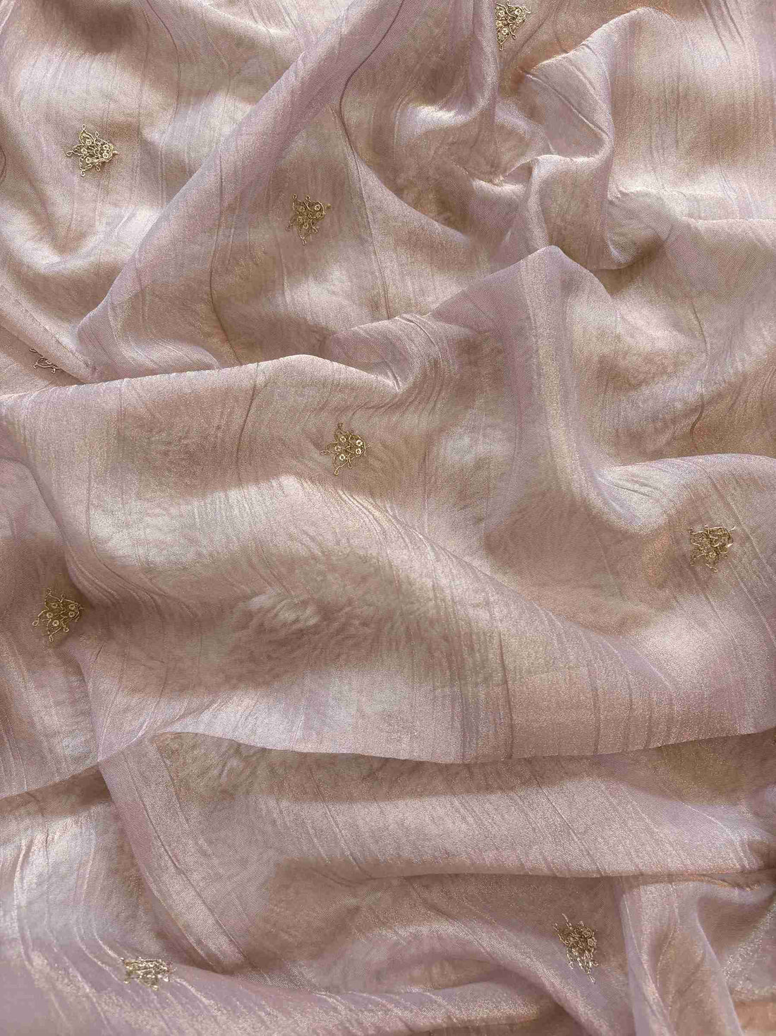 Designer Tissue silk unstitched suit - The Zareesh