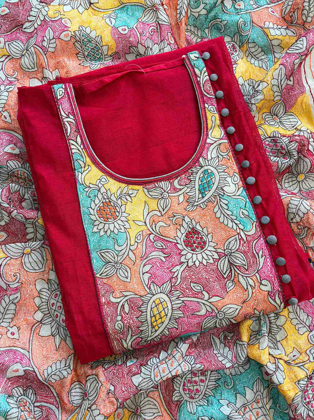 Formal Chanderi Unstitched suits