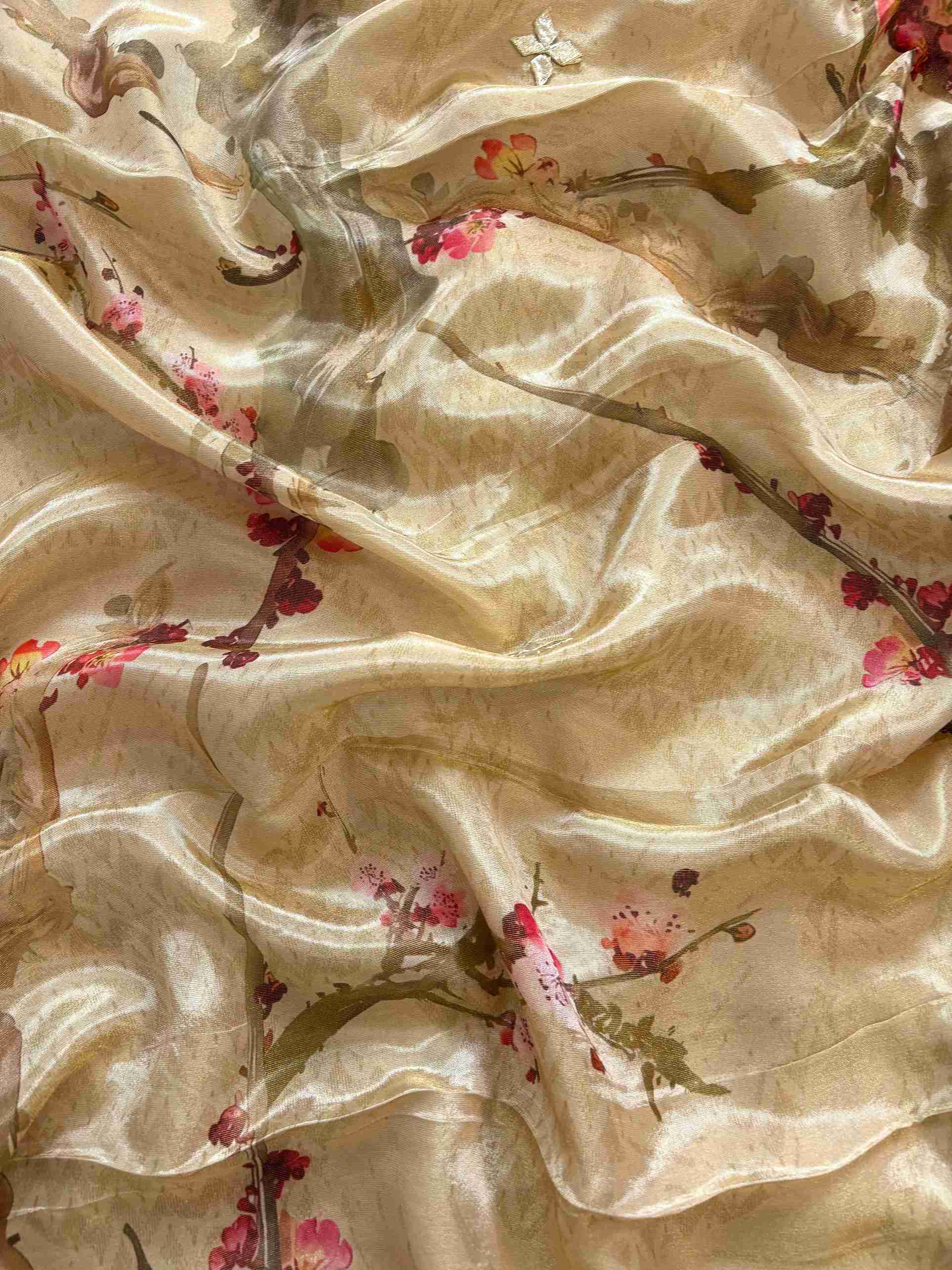 Designer gota patti unstitched suit - The Zareesh