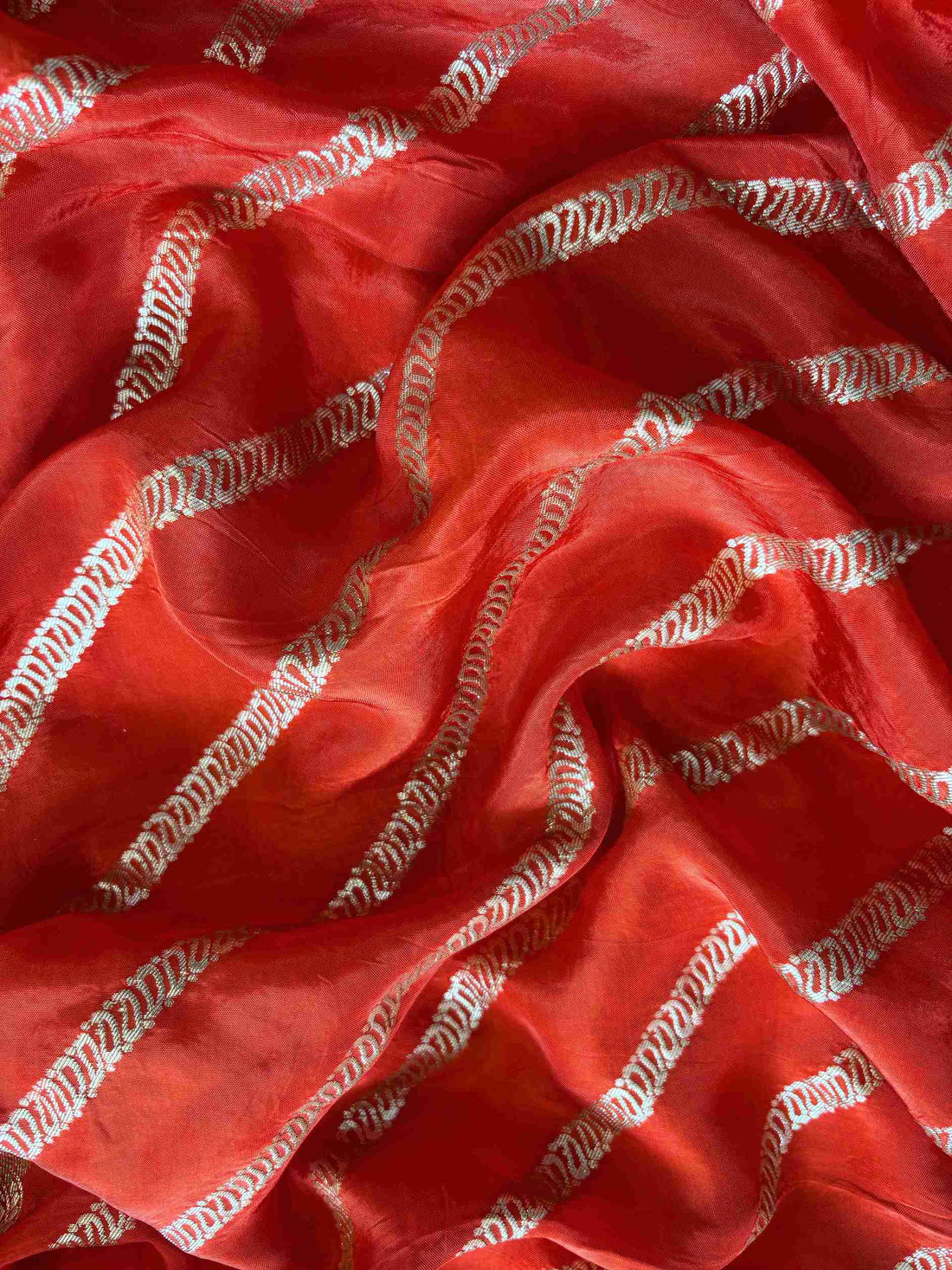 Satin Organza Unstitched Suit - The Zareesh