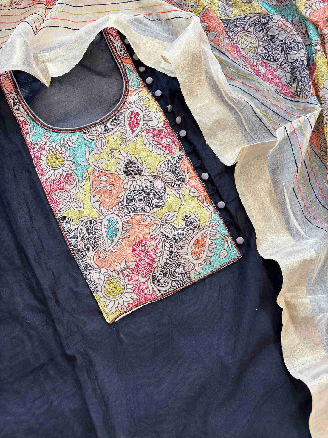 Formal Chanderi Unstitched suits