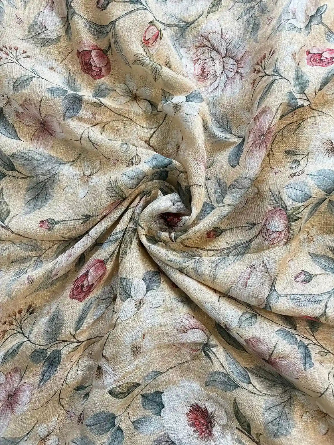 pure linen unstitched suits for casual outings