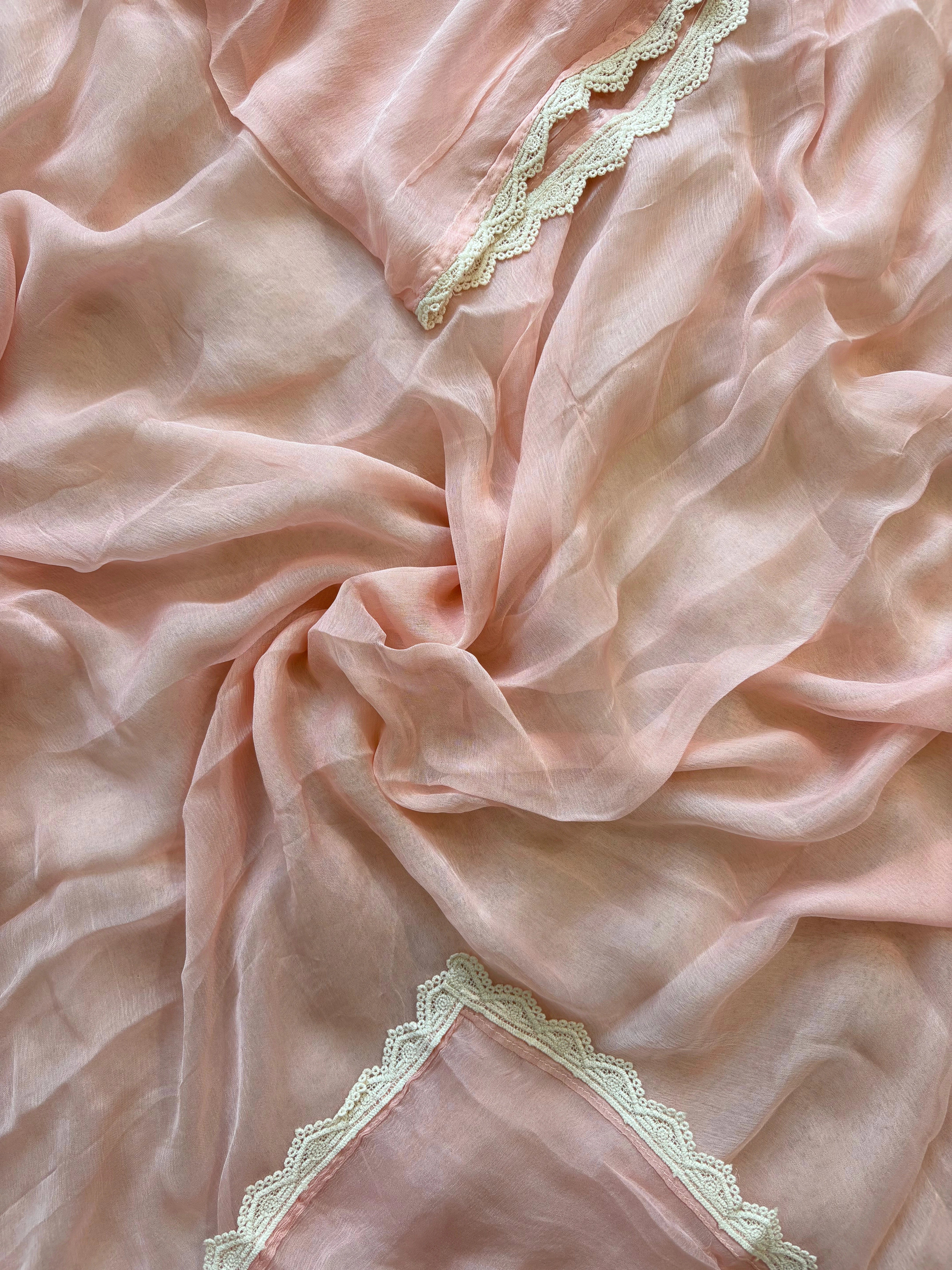 Ivory Schiffli Cotton Suit with Lace Accents & Pearl Embroidery | Summer Festive Lawn Collection