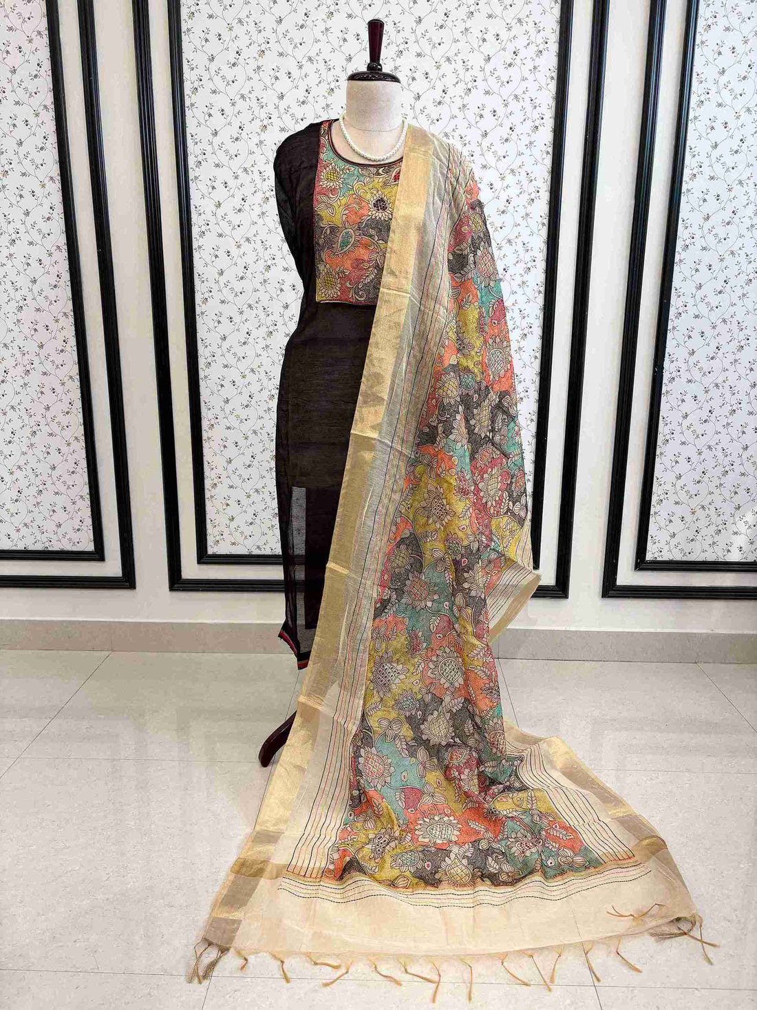 Formal Chanderi Unstitched suits